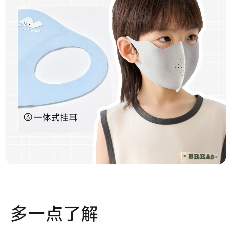 Детский солнцезащитный крем, дышащая тонкая медицинская маска подходит для мужчин и женщин для девочек 