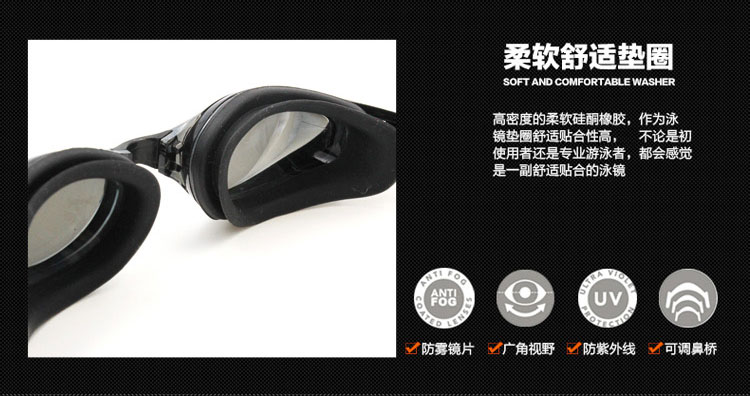 Kính bơi Kailante Rui và kính râm HD chống sương mù chính hãng - Goggles kính lặn có ống thở