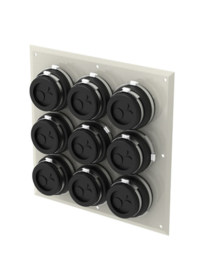 Basisstationsturm, mobiler Computerraum, integrierte Verkabelung, großes Paar, 2/4/6/9/12 Löcher, wasserdicht versiegeltes Fenster, Zufuhrfenster