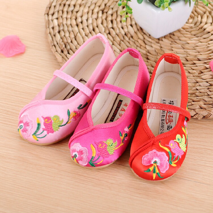 Chaussures enfants en satin pour printemps - semelle tendon - Ref 1038174 Image 18