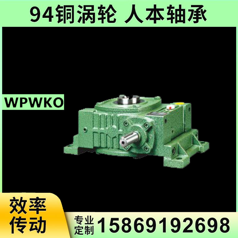 Worm gear reducer wpwko 70 80 100 120 135 155 175