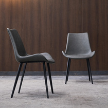 Italian light luxury dining chair Home restaurant chair Nordic postmodern simple dining chair Cafe hotel conference chair