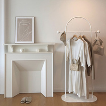 Valley and Nordic ins decorative fireplace Simple living room entrance cabinet Japanese and Korean white display double-decker small apartment