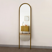 Nordic modern minimalist creative design wearing clothing mirror floor mirror living room bedroom wall side mirror leaning against wall fitting mirror