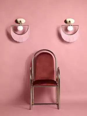 Valley and classical style retro simple modern back chair stainless steel bedroom single seat girl makeup chair