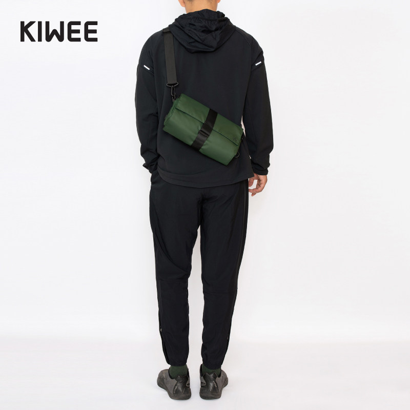 Unguille Kiwee Triangle Pack Upgraded Version Waterproof Single Shoulder Diagonal Satchel Chest Bag Light Postman Bag Neutral Original