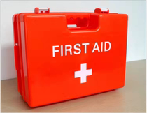 Outdoor ABS first aid box wall-mounted medicine box portable large medium and small compartment waterproof spare earthquake disaster prevention storage box