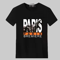 С коротким рукавом-paris черный