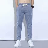 Летние тонкие джинсы, эластичные штаны для школьников и студентов, эластичная талия, 2021 года