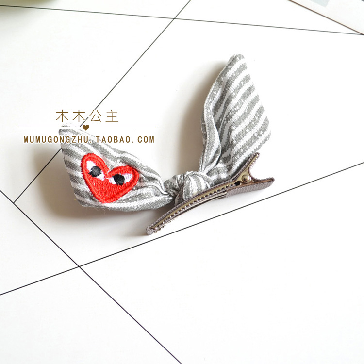 Phụ kiện tóc của trường trung học cơ sở, hoa đầu, mũ nón của học sinh trung học, thêu bông sọc, vòng tóc tình yêu trái cây, kẹp tóc dây tóc shop phụ kiện tóc