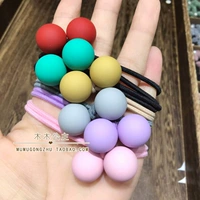 Cô gái buộc tóc dây trẻ em phụ kiện tóc mờ bóng nhỏ sợi tóc dây tóc ban nhạc cao su ban nhạc nữ trường hợp da cột tóc cho bé gái