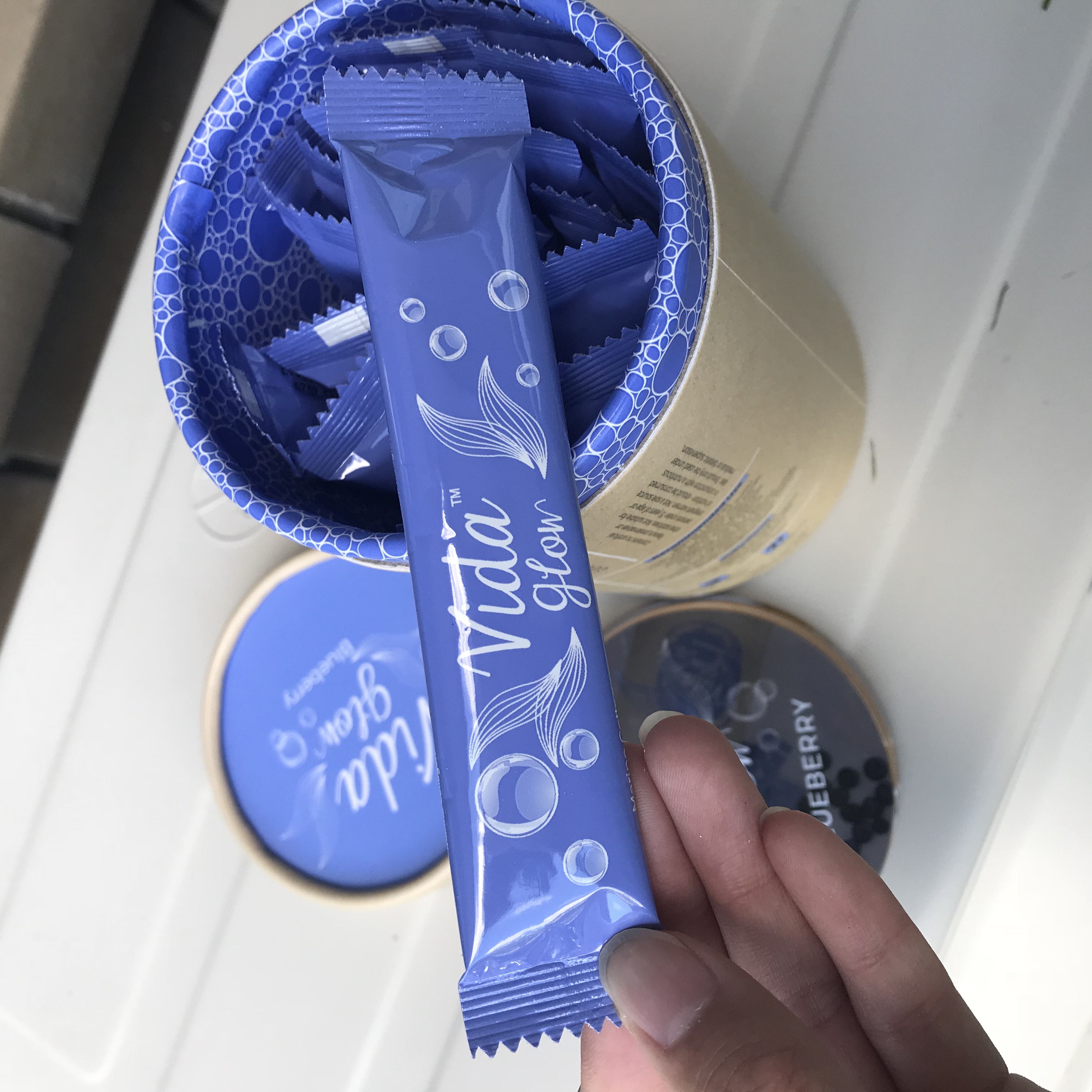 Australia imported Vida glow fruity collagen powder 30 packs of five flavors of fish collagen powder