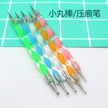 Indentation Pen Small Pill Stick Ultra Light Clay Soft Pottery DIY Handmade Embossing Plate Rubbing Small Hole Pottery Clay Hand Office Tool Suit