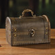 Retro nostalgic handheld storage box antique small box