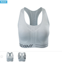 New European and American big brand original single sports bra I-shaped vest fitness underwear bra