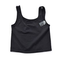 On the new original single camisole Vest Womens thread bottoming outside wearing a short jacket with a navel fitness suit