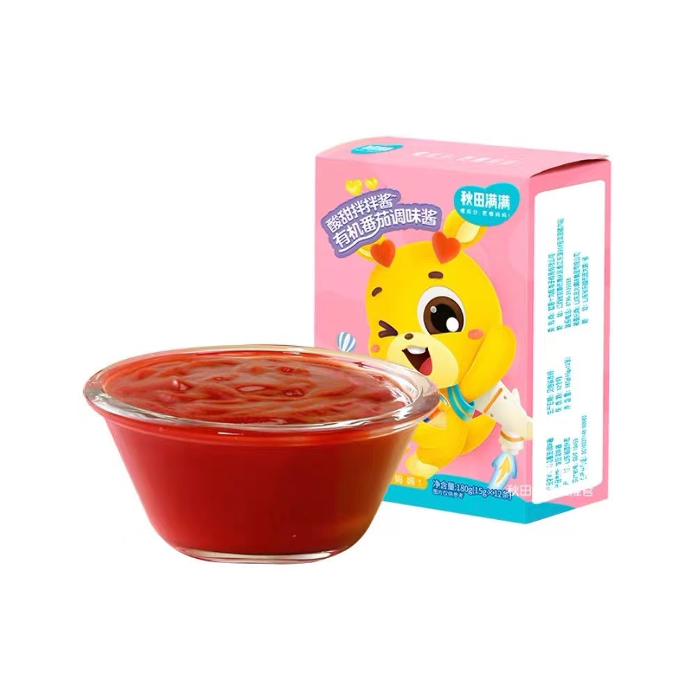 Organic Tomato Sauce Tomato Sauce Rice Sauce Sauce Sour and Sweet Sauce Sauce 180g Rice Sauce