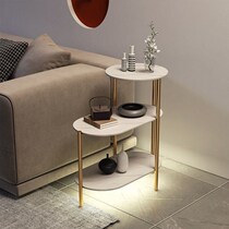 Light Lavish Rockboard Sofa Iron Art Living Room Bedside Table TV Cabinet Next Shelf 2022 New Contained Gods