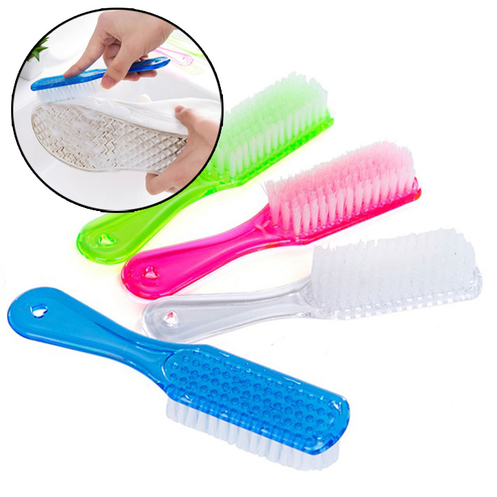 Shoe wash brush Plastic brush soft brush shoe wipe Multi-function powder room floor brush cleaning clothes brush Collar laundry brush