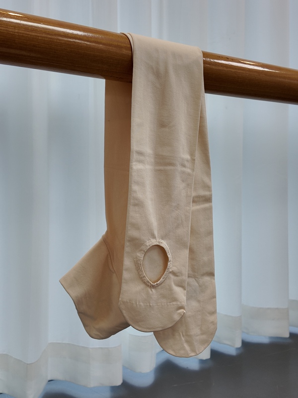 "Wide-Waisted Seamless, Cloud-Like Fit" Bling Dancewear Perforated Dance Tights, Non-Returnable