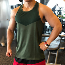 Quick-drying sports fitness vest mens summer loose breathable running training basketball waistband private custom I-shaped vest