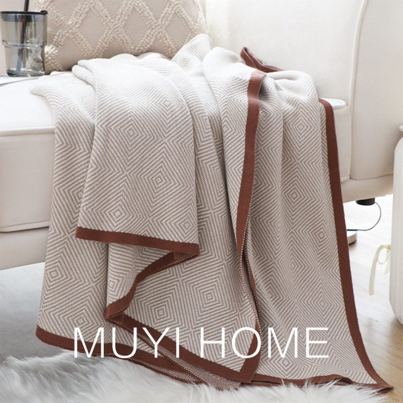 Light Luxury Pure Cotton Blanket for Living Room, Nap, Sofa, Throw Blanket, Bed Runner, Office, First Class Airplane Blanket Light Luxury Pure Cotton Blanket for Living Room, Nap, Sofa, Throw Blanket, Bed Runner, Office, First Class Airplane Blanket