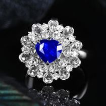 Shanhe Jewelry Natural Unfired Royal Blue Cornflower Blue Sapphire Loose Stone Ring Color Standard Colored Stone in Stock