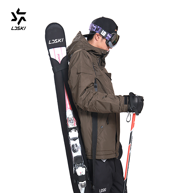 Dski new ski-board bag for men and women with double plate water dumplings elastic protective sleeves