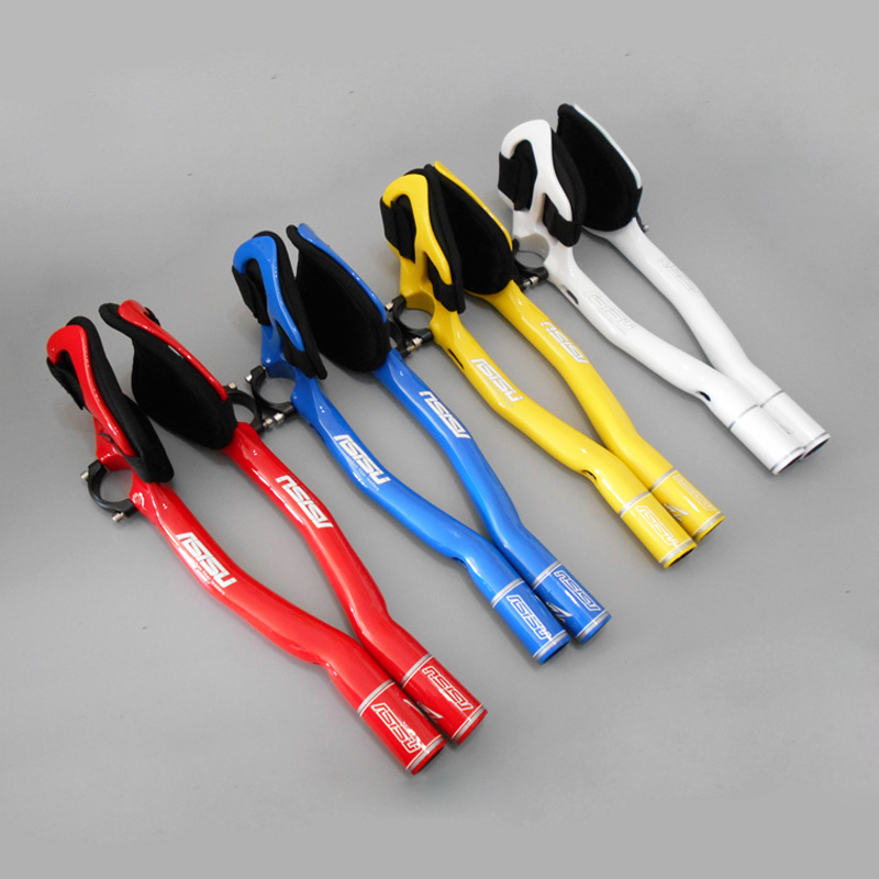 VSISU Full Carbon Fiber Multi-color Bike rest handle Long distance car handle TT road Handlebar