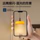 New Style Chinese-Style Vintage Villa Duplex Staircase Chandelier with Wooden Long-Line Design for High-Ceiling Living Room and Stairwell