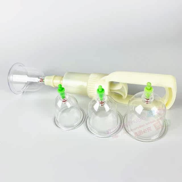 Disposable vacuum cupping device for home use to pump blood, large thin cupping cupping cupping gas tank single tank loose tank