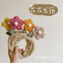 Not greasy girl heart * a flower grows on your head cute girl heart flower hair band hair accessories