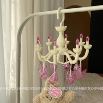 Not greasy girl heart * Japanese crystal chandelier shape hanger girl heart princess room decoration hanger drying rack