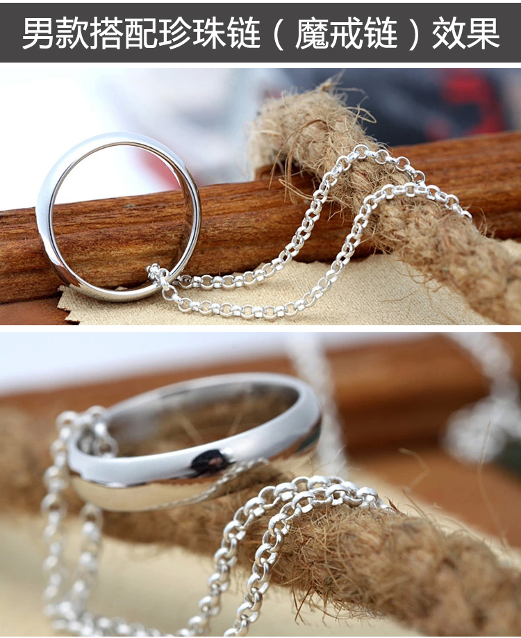 Sterling bạc độc đoán nhẫn nam ngón trỏ ngón tay út ngón tay cái nhẫn nhẫn cô gái mặt dây chuyền một cặp sinh viên sản phẩm mới nhẫn kim tiền