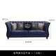 Ghế sofa da sang trọng kiểu Mỹ đơn giản Hồng Kông phong cách căn hộ nhỏ sang trọng mẫu phòng khách đặt kết hợp đồ nội thất bằng da nghệ thuật - Ghế sô pha