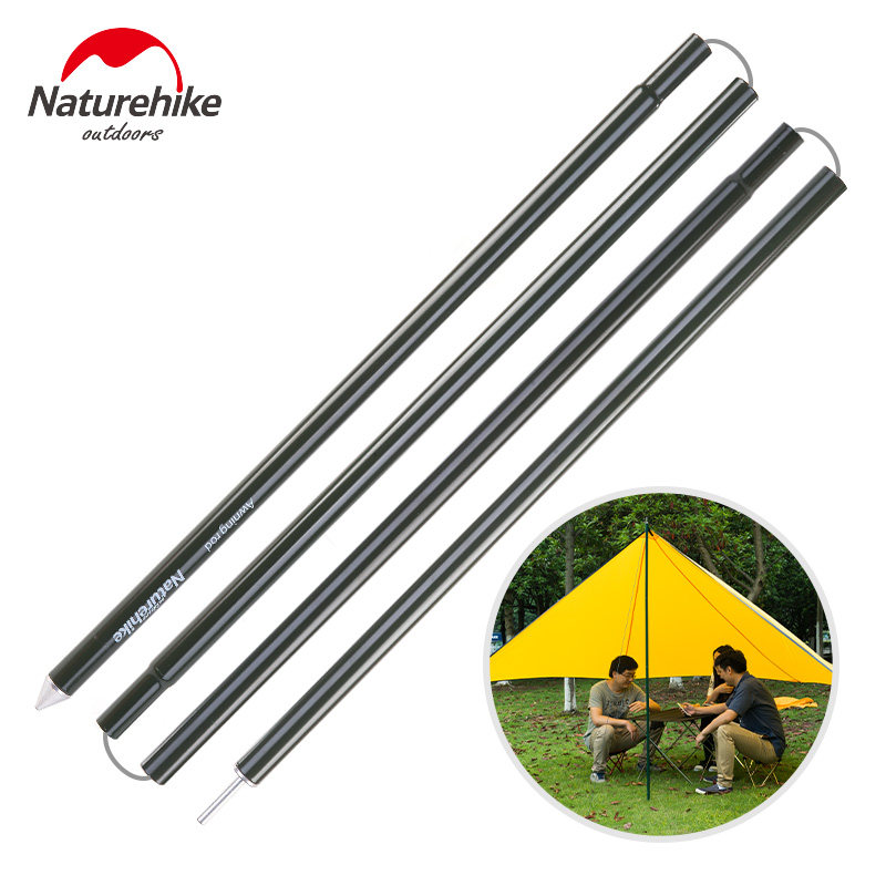Naturehike Aluminum alloy sky screen pole outdoor sky screen awning bracket camp column a pair of equipment