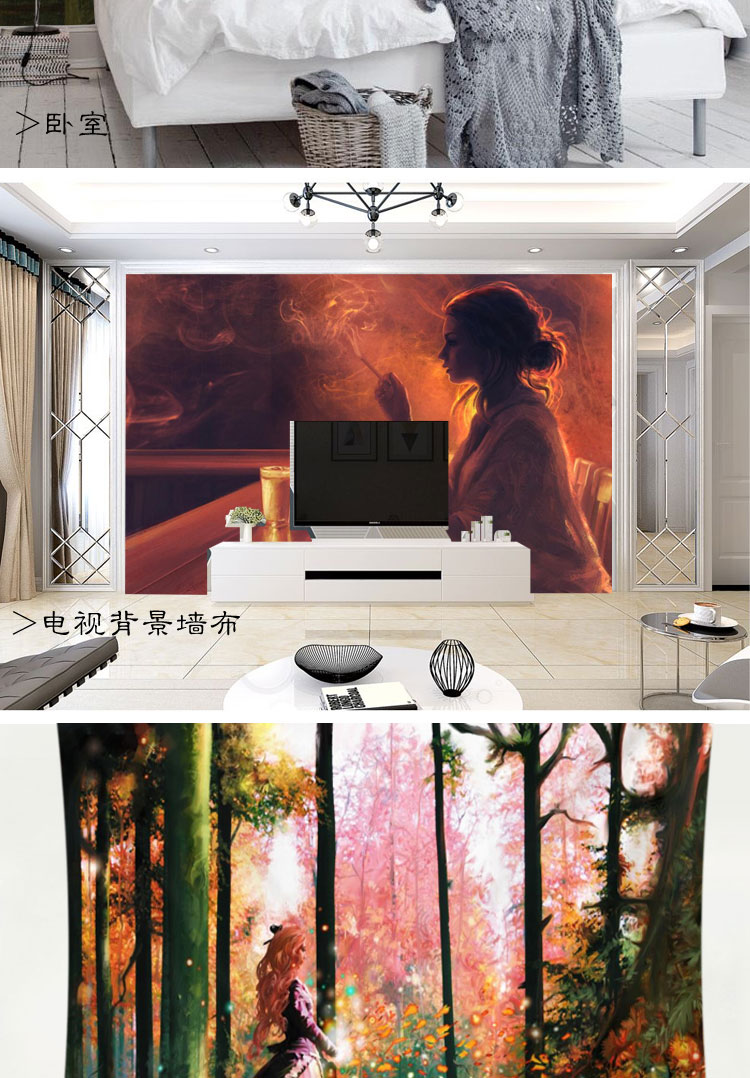 Văn học thuần vải đỏ thảm trang trí treo ins nền ký túc xá nhật vải thảm thêu vải phòng ngủ cho thuê - Tapestry thảm treo tường bản đồ thế giới