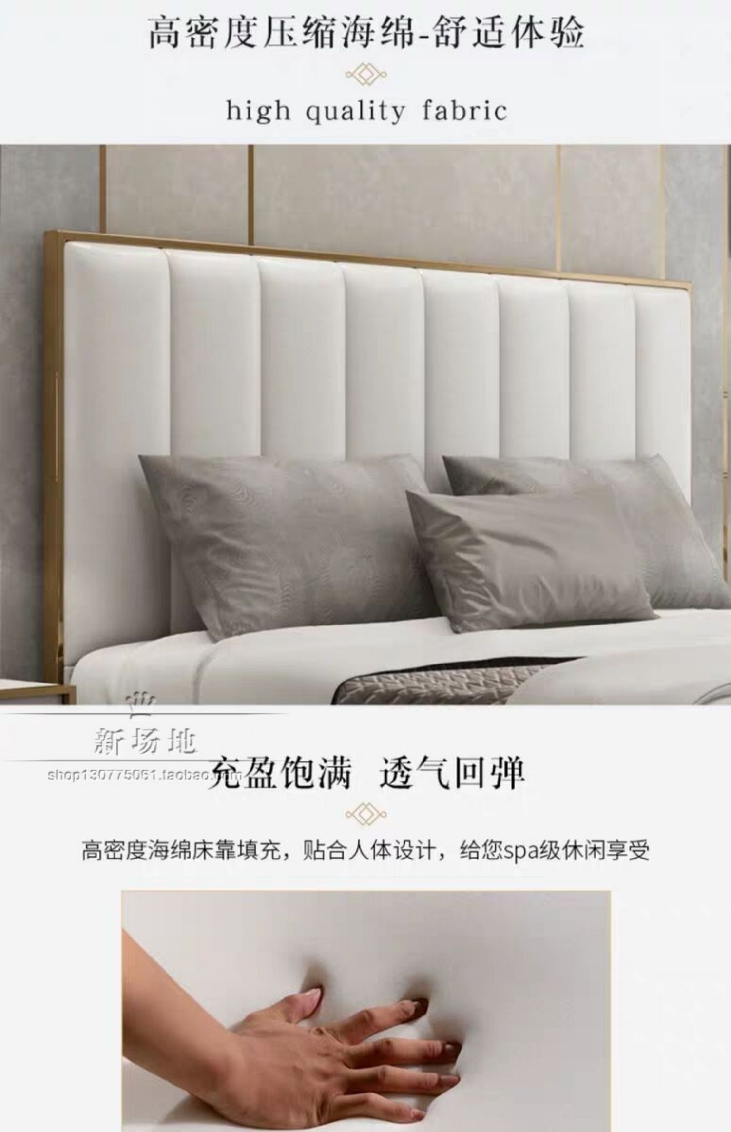 Bắc Âu hậu hiện đại ánh sáng giường đôi sang trọng 1,8 m đơn giản hiện đại kiểu Hồng Kông in lưới đỏ giường ngủ phòng ngủ bằng da nghệ thuật - Giường giường hàn quốc
