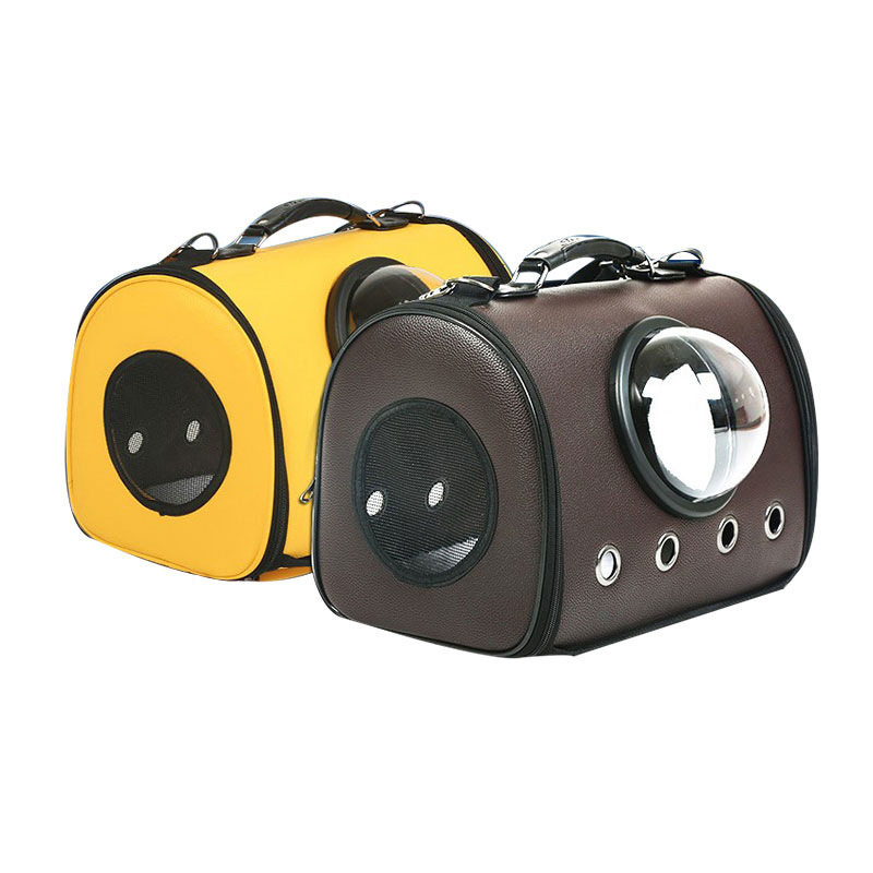 Mobile Cat Bag Cat Bag Out of Portable Breathable Walking Cat Bag Kitty Handbag outside with cat-Pack Pet handbag