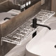 ຕູ້ເກັບມ້ຽນເຄື່ອງຊັກຜ້າ rack acrylic ຫ້ອງນ້ໍາຫ້ອງນ້ໍາຫ້ອງນ້ໍາຝາ washbasin desktop faucet rack ເກັບຮັກສາ