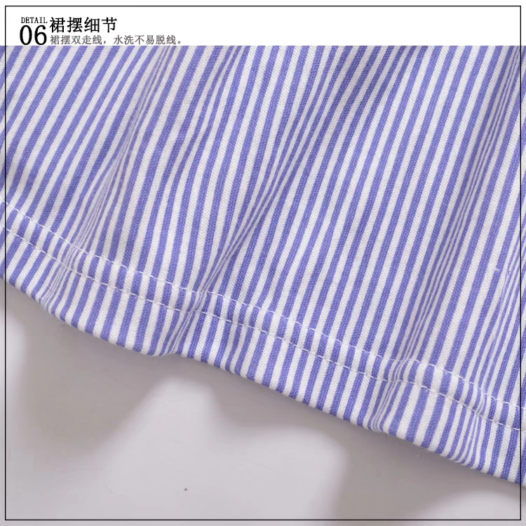 Hàng ngàn cô gái xuất khẩu quần áo cotton terry dài tay trong váy trẻ em lớn khâu mùa xuân và váy mùa thu 100-150