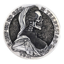 1780 Austrian Grand Grand Mother Double Eagle Badge of Retro Silver Coin Memorial Wanderer Collection small pieces