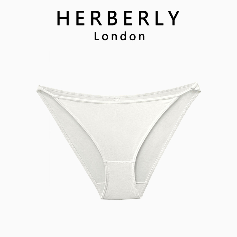 Uk Herberly [Simplicity Is King] Sporty Comfortable Thin-Strap Solid Color Low-Waist Bikini Sexy Panties