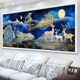 Бриллиантовая живопись 2023 Новая полная алмаза.