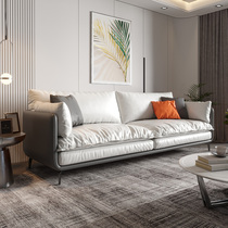 Nordic fabric sofa technology cloth sofa modern minimalist small apartment three-person sofa four-person living room latex sofa