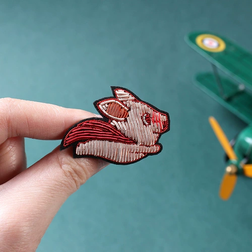 灵心造 Креативный высококлассный изысканный милый значок ручной работы, брошь на лацкан, Индия, с вышивкой