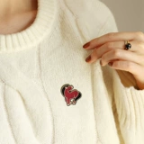 灵心造 Пони ручной работы, высококлассная изысканная брошь на лацкан, дизайнерская булавка, аксессуар, Индия, с вышивкой, тренд сезона, яркий броский стиль