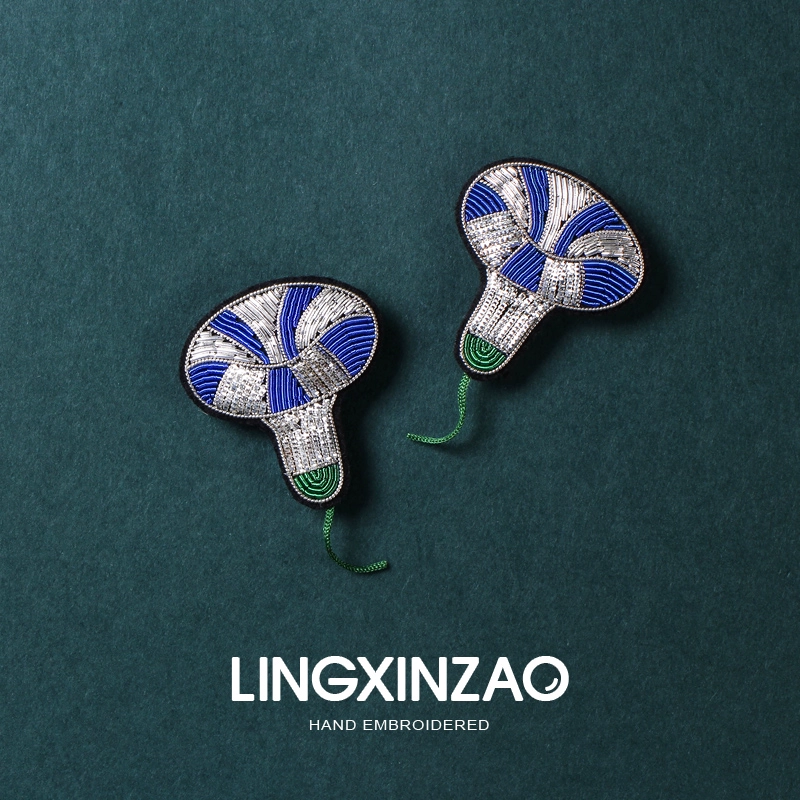 Sáng tạo thêu tay trâm cài phụ nữ cao cấp chống hỏng khóa ghim cố định quần áo trang trí phụ kiện huy hiệu - Trâm cài