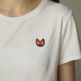 灵心造 Сексуальная брошь на лацкан, изысканная булавка, аксессуар, сумка, с вышивкой