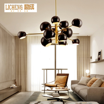 Postmodern chandelier light luxury creative personality dining room living room Nordic lamp bedroom study American Villa hanging lighting